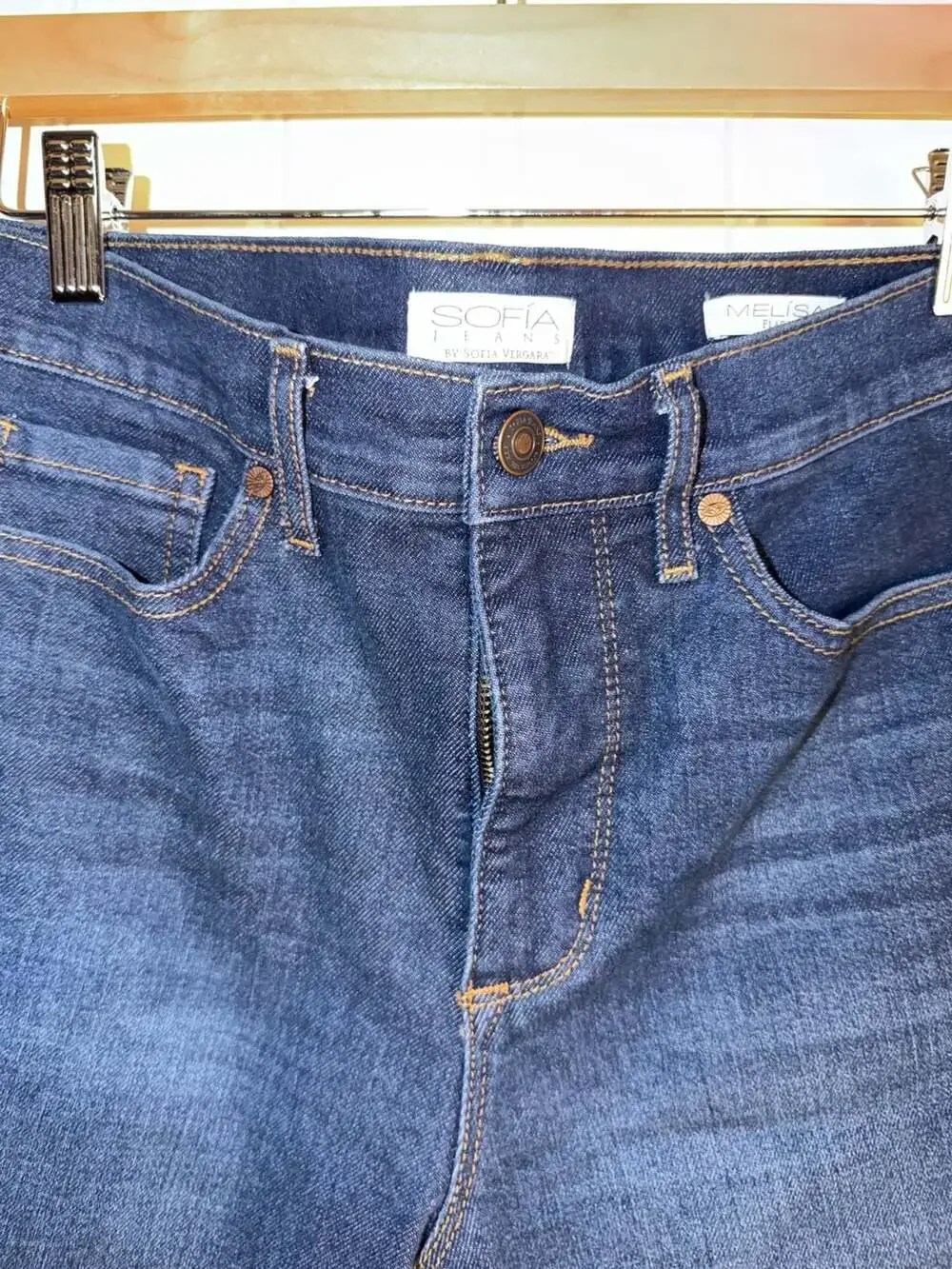 Sofia Jeans by Sofia Vergara Melisa Flare Jeans • Dark Wash • Raw Hem 👖✨
